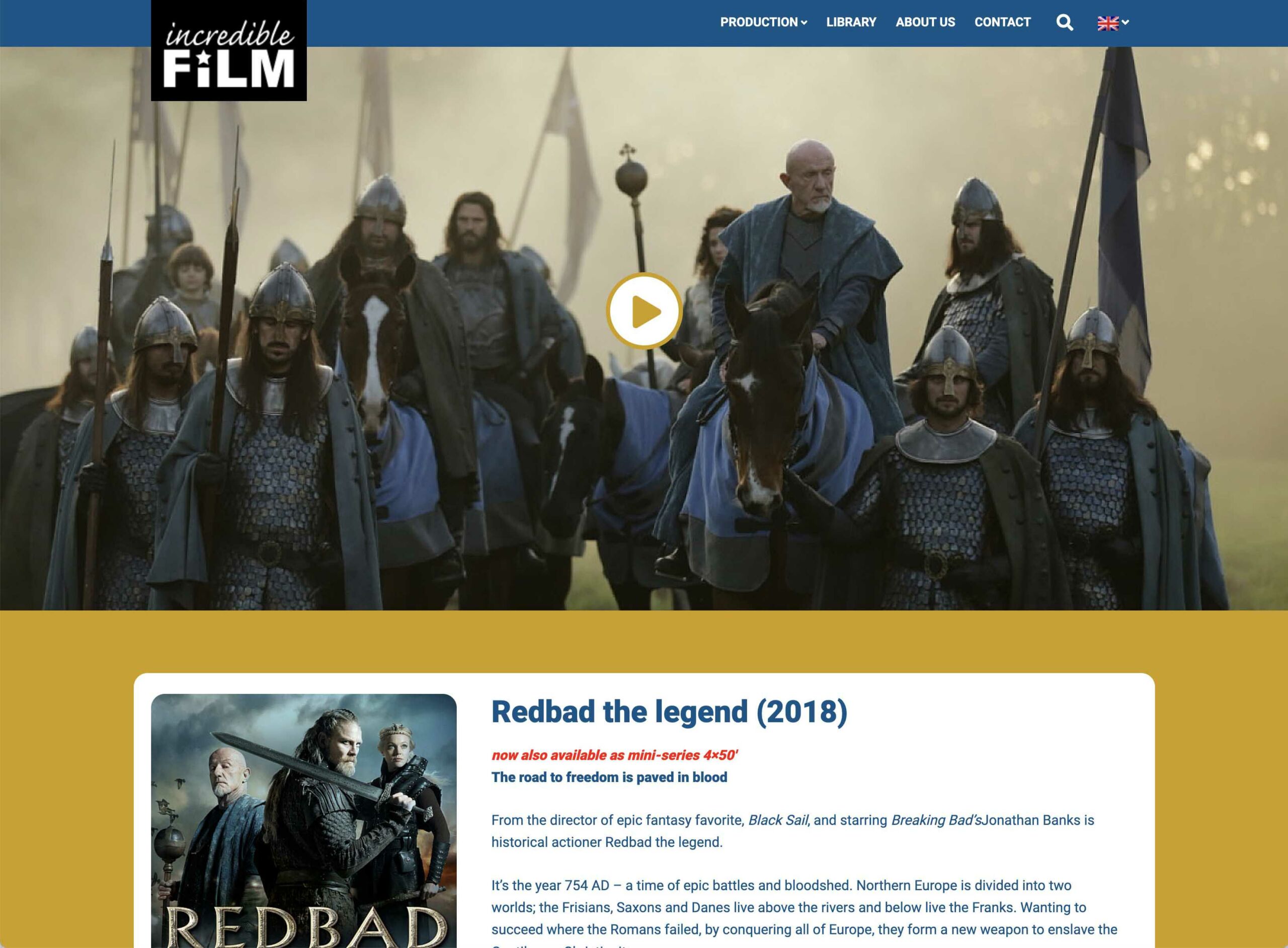 IncredibleFilm Website Webdesign Ontwerp1 scaled