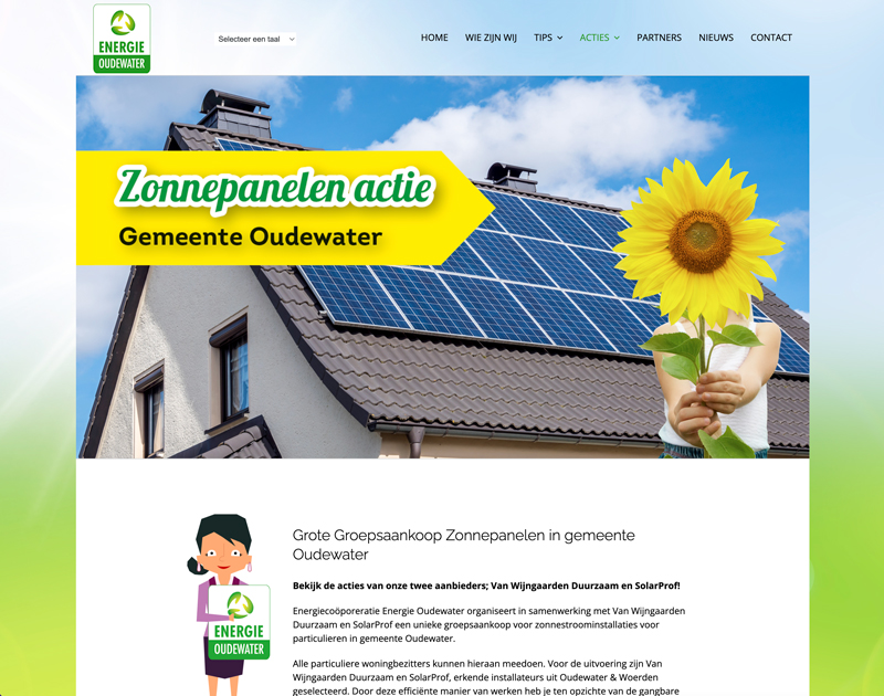 Energie Oudewater Website