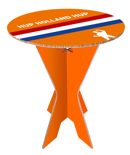 Sta Tafel oranje in je eigen huisstijl en logo